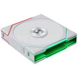 Lian Li UNI FAN TL FLEX Ventilateur sans fil Reverse Blade 120 mm PWM ARGB | Blanc