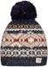 Barts Kinderhoed Everart Marine Blauw Gestreept Polyester Beanie 55 cm