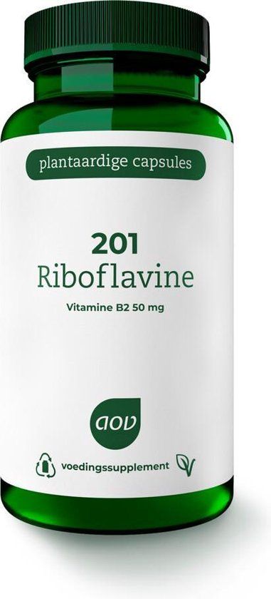 AOV 201 Riboflavine - 100 vegacaps - Vitamine B - Vegan
