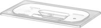 HENDI Deksel voor GN-containers – transparant polycarbonaat – 265x162 mm – temperatuurbestendig