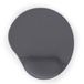 Gembird MP-GEL-GR Tapis de souris Gris avec repose-poignet