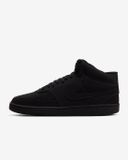 NIKE Court Vision Mid Heren Sneakers Zwart/Wit