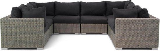 Garden Collections Toronto loungeset U-vorm 8-delig