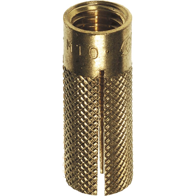 Fis Messing spreidpluggen M6 75 Stuks