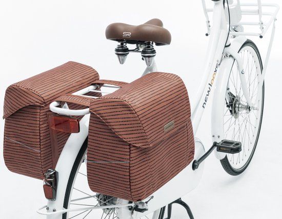 New Looxs Joli Double Nomi Dubbele Fietstas - 37 liter - Rood