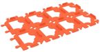 Feldherr set de 8 pièces porte-cartes pour cartes à jouer de taille standard (64 x 89) - aide de jeu pour jusqu'à 20 cartes - plat, modulaire et facile à combiner, Couleur:Orange