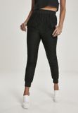 Urban Classics Lace Jersey Dames joggingbroek - Zwart - XS