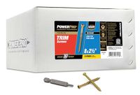 Hillman 967886 Power Pro buiten trim schroef 1/4 KEG Box 8 x 2 1/2