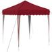 vidaXL Pop-up Feesttent 195 x 195 x 245 cm Bordeauxrood Oxford Stof