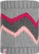 Buff's Buff - Gebreide Polar Nekwarmer Arild voor kinderen - Grijs/Roze