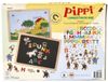Pippi Kinderboeken Pippi magneetbord - Speelset met 71 magneten voor kinderen.