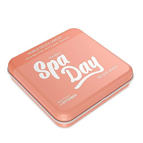 OtterBox Apparaatverzorging Kit, mobiele telefoon reinigingsaccessoires met alcohol doekjes -"Spa Day" - roze (78-52083)