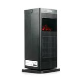 Wit - Elektrisch fornuis, laag energieverbruik, 230 V, elektrische verwarming met ledlicht, vlameffect 3D, instelbaar vermogen 900-1500 W