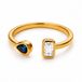Cilla Jewels Dames ring Goudkleurig edelstaal Zirkonia