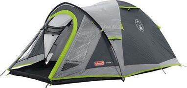 Coleman Darwin 3+ tent, 3 personen, 3-persoonstent, iglotent, festivaltent, lichte koepeltent met voortent, waterdicht WS 3.000 mm