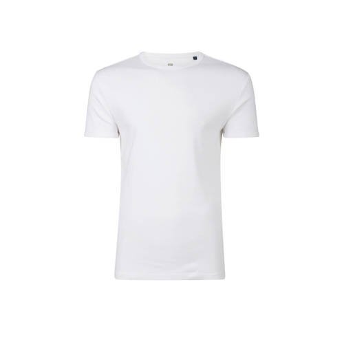 WE Fashion Fundamental slim t-shirt wit