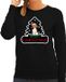 Bellatio Decorations Shoppartners Bv Dieren kersttrui beagle - zwart - dames - Foute honden kerstsweater - kleding - dieren liefhebber XS