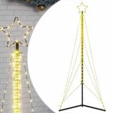 vidaXL LED-kerstboom - 483 LEDs - warm wit - 240 cm