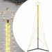 vidaXL LED-kerstboom - 483 LEDs - warm wit - 240 cm