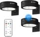 Gadgetplace Schilderijverlichting met Afstandsbediening - 3 Stuks - Dimbaar - Draadloze Wandlamp - Schilderijlamp Oplaadbaar - Spiegellamp