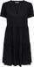 ONLY ONLZALLY LIFE S/S THEA DRESS NOOS PTM Women's Dress - Size S - Black