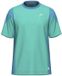 HEAD RACKET Slice T-shirt Manches Courtes Turquoise / Airforce Blue Polyester Colorblock Hommes XL