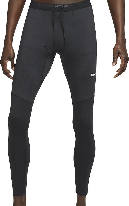 Nike Phenom Elite Dri-FIT Hardloop Legging - Zwart - Heren - Maat XXL