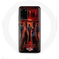 Maniacase Hoesje voor Samsung Galaxy S11 Plus Stranger Things Poster Crew Fan Art Seizoen 4