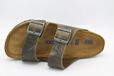 Birkenstock Arizona Slipper Groen Unisex Leer Maat 40
