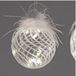 formano Hängedekoration Federn Weihnachtsdeko, Mit Timerfunktion, Transparent, Federn, H: cm