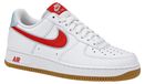 Nike Air Force 1 Low White Chile Red, sneakers pour hommes, EU 46