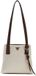 GUESS Alice Small Tote Schoudertas Natural / Espresso crème