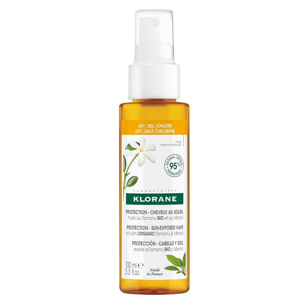 Klorane Klorane Protection Sun Exposed Hair Oil with Organic Tamanu and Monoi 100 ml