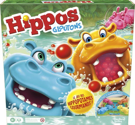 Hasbro Gaming Hungry Hungry Hippos Bordspel Feest