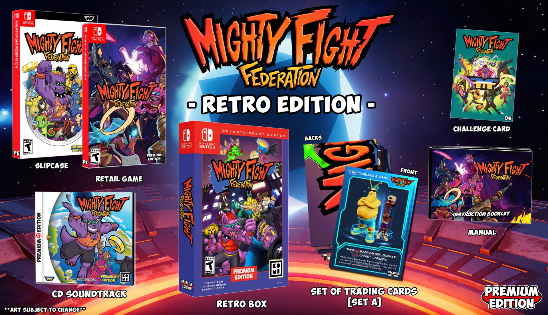 Premium Edition Games Mighty Fight Federation Retro Edition