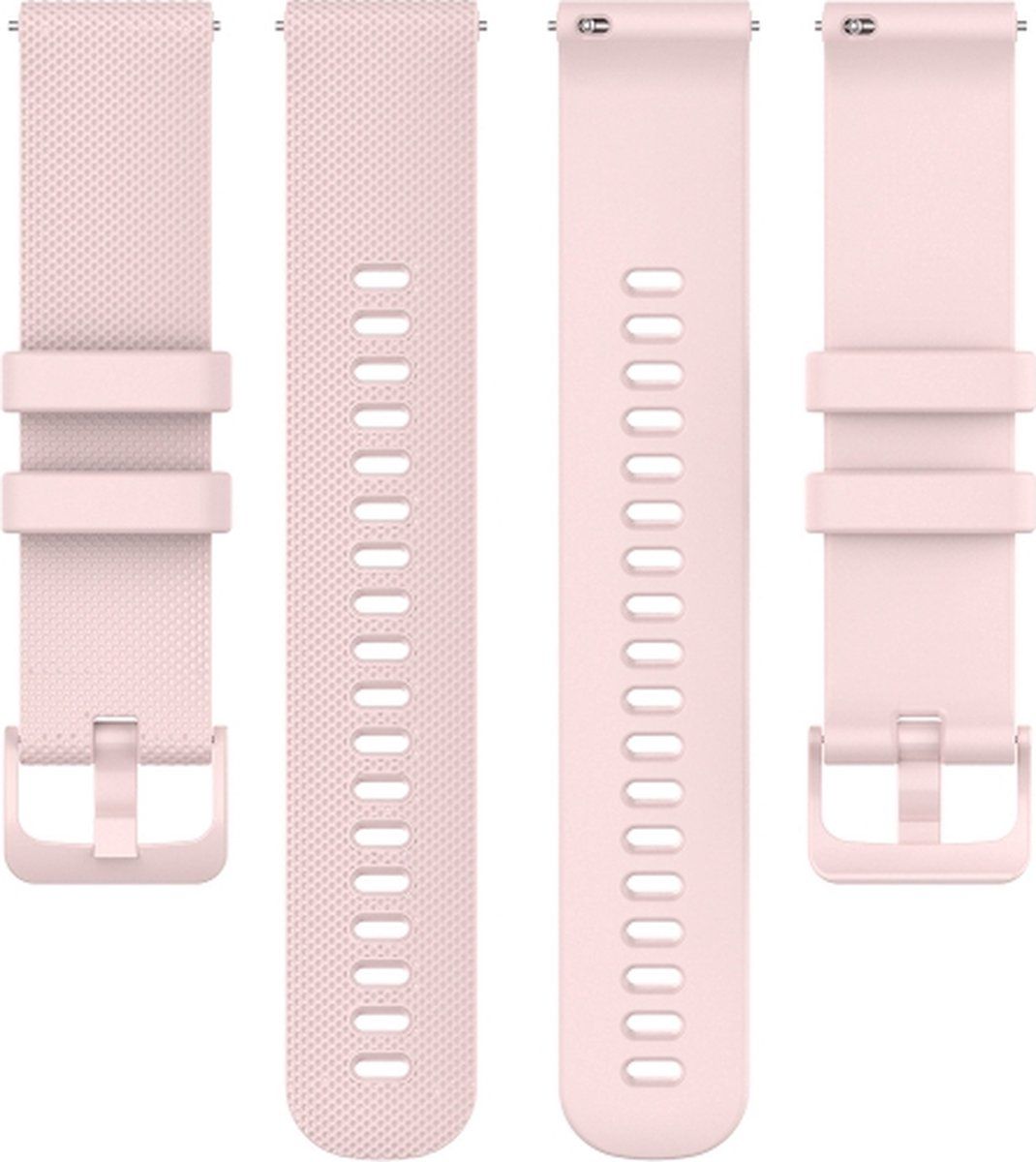 Intercella Siliconen bandje - geschikt voor Garmin Vivoactive 4 en Venu 2 - roze