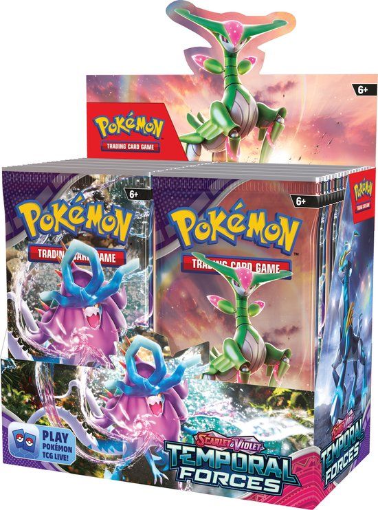 Pokemon Pokémon - Temporal Forces - Booster Display Box - 36 Boosterpacks - English