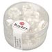 Rayher 14464100 Glazen kubussen, 8 x 9 mm, sneeuwwit, 18 stuks