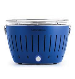 LotusGrill G34 U BL Charcoal Kettle Grill - Blue