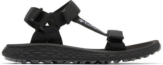 Columbia KONOS GLOBETROT™ Heren Sandalen - Black - Men's Hiking Sandals - Size 43 - Black/White - Velcro Closure - 2025 Spring/Summer Collection
