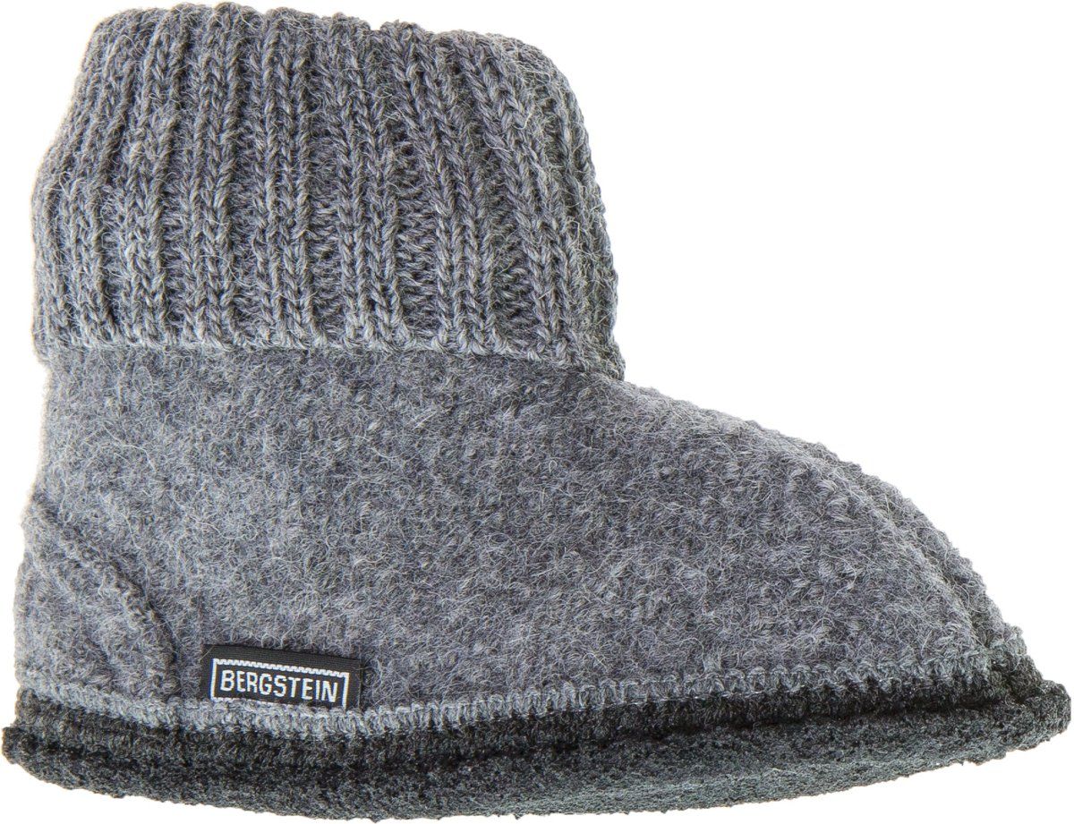 Bergstein Sloffen - Maat 22 - Unisex - grijs/zwart