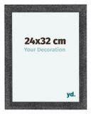 yd. Cadre photo 24x32 cm Gris brossé MDF Como