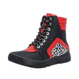 45904-00 Rieker 45904-00 Veterlaarsjes rood / zwart / wit
