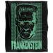 UNIVERSAL MONSTERS Frankenstein Neon Silky Touch Super Zachte Sprei Deken 152 x 127 cm