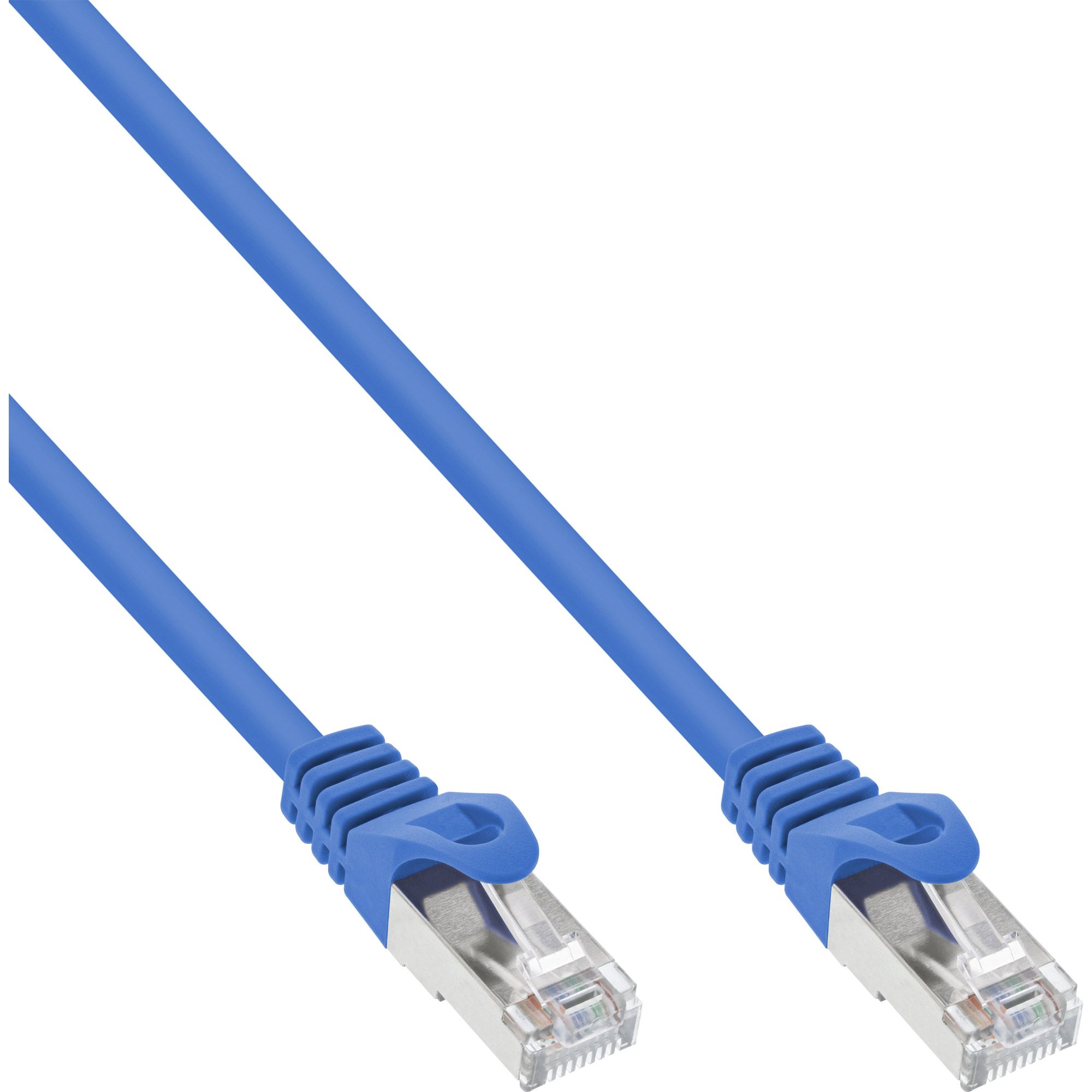 Inline 1m FTP Cat5e - Blauw
