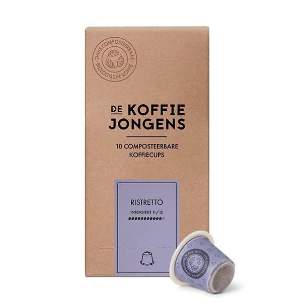 De koffiejongens Ristretto koffiecups (10 stuks)