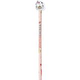 Sheepworld Regenboogstift wintermagie | stift met vulling in rood, geel, groen en blauw, lengte 18,5 cm, met opsteekbare gum, cadeau voor Kerstmis, oudejaarsavond, adventskalender | 51228