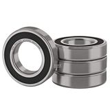 XiKe 4 Pièces 6005-2RS Roulements à billes 25x47x12mm