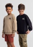 Minoti Meisjes Sweater 2-pack Ronde Hals Katoen Zwart