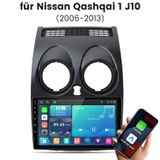Awesafe Nissan Qashqai J10 2007-2016 Autoradio GPS CarPlay Android Auto SWC RDS Linux USB EQ